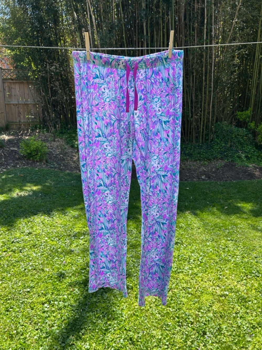 Lily Pulitzer Amethyst Gday Mate PajamaSet M - Picture 9 of 16